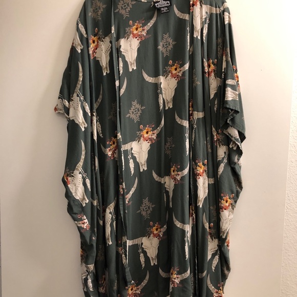 Angie | Sweaters | Cow Skull Cardigan 